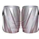 Aluminium Alloy Spiral Vane Well Casing Centralizers Slip on for sale