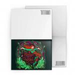 Customised Valentine'S Day Greeting 3d Lenticular Card Offset Printing In PP Plastic