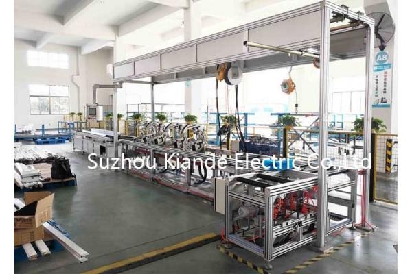 Automatic Reversal Busbar Assembly Line PLC Internet Connection