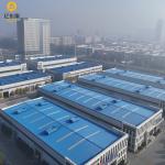 Large Span Steel Frame Building Construction Lightweight Prefabricated Steel Warehouse Factory for sale