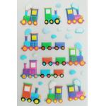 Kawaii Japanese Style 3D Foam Stickers Colored Soft PVC 80mm X 120mm for sale