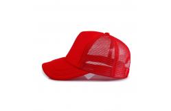 China Unisex 5 Panel Foam Mesh Trucker Hats , Full Mesh Baseball Cap Eco Friendly supplier