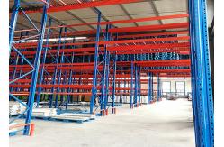 China Storehouse Very Narrow Aisle Racking Adjustable Width 2300-3500mm Blue Coated supplier