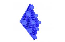 China 1200 X 800 Nestable Plastic Pallet Blue PE Rackable Logistics Transportation supplier