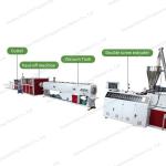 Fully Automatic Customized PVC UPVC Plastic Single Wall Solid Water Pipe Production Line Making Machine Equipment for sale