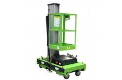 China 8 Meters Single Mast Vertical Lifting Platform 130kg Load Easy Moving supplier
