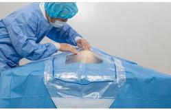 China Medical Sterile Craniotomy Drape Surgical With Aperture 1pc / Pouch supplier