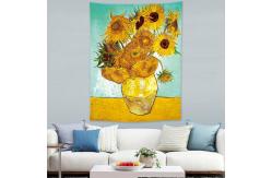 China 95*73cm Backdrop Wall Banner , Polyester Wall Hanging Banner Decor supplier