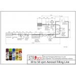 0.75KW Liquid Filling And Capping Machine / Aerosol Paint Can Filling Machine for sale