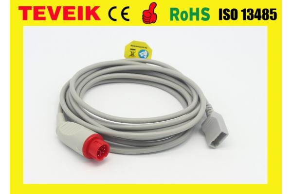 Medical Device Spacelabs IBP Cable with Utah Transducer / Round 12pin To Utah Adapter