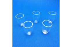 China Lab Apparatus Quartz Glass Crucible Cup Shaped Fused Quartz Crucible supplier