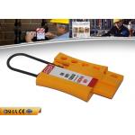 ZC-K45 New Non-conductive Nylon Locknshackle 3mm lockout HASP, Yellow HASP for sale