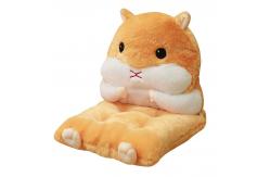 China Multifunctional Detachable Hamster Plush Seat Cushion supplier