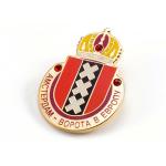 Laser Printed Custom Metal Security Badge Antique Imitation Soft Enamel Badges for sale