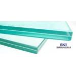 Excellent Sound Insulation 3-6mm Acoustic Laminated Glass With Notches And Customized