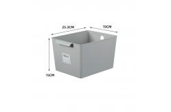 China Plastic  box sundries storage basket useful bin with label supplier