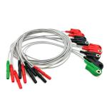 D Type ECG Electrode Leadwire 0.6m 9 Lead Grabber TPU EKG for sale
