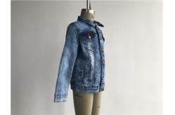 China LTD Kids Denim Jacket Mottle Wash Button Through Boys Denim Jacket TW78757 TW79223 supplier