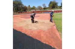 China Full Polyurethane Running Track Fadeless EPDM Rubber Playground supplier