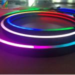 Flexible LED Neon Light Strip WS2811 Black White Silicon Material For Wedding Party for sale
