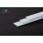 6063 Aluminium Flat Profile 5mm Extruded Rectangular 160Mpa Tensile for sale