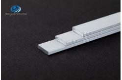 China 6063 Aluminium Flat Profile 5mm Extruded Rectangular 160Mpa Tensile supplier