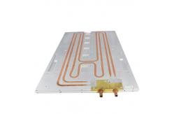China Complex Copper Pipes Bending Liquid Cooling Plate , High Power Water Cold Plate supplier
