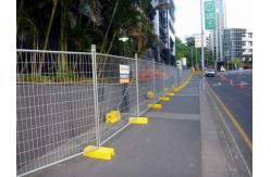 China Temporary Construction Chain Link Fence Panels 2m Width 2 Folds supplier