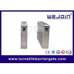Metro Station Flap Barrier Gate Automatic Single / Double Core 12 Months Warranty for sale