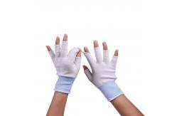 China Low Lint Half Finger Clean Room Glove Liners Ultra Thin And Breathable supplier