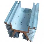 Anodized OEM Custom CNC Machining Extruded Heat Sink Profiles for sale
