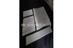 China Customized Fin Pitch Aluminum Stamped Radiator Fins Stroke To Buyer Specs supplier