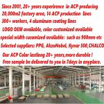 4mm Facade Acp Cladding Material Sheet Pe Aluminum plastic Composite Panel