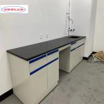 High Durability Chemistry Lab Bench with Storage Drawers - 120cm X 60cm X 90cm for sale