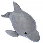 High Durability Cute Plush Dolls Gray / White Color PP Cotton Material for sale