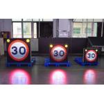 Full Color EN12966 Digital Speed Limit Signs Aluminum Alloy Cabinet for sale