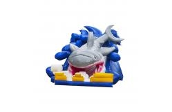 China Huge Shark Children Fun Park Inflatable Slide For Rentals supplier