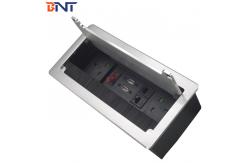 China Factory Wholesale Hidden In Desk Table Mounted Socket Box Cable Access Management supplier
