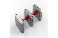 China Acrylic Flap Pedestrian Turnstiles Gate Solution 1400*300*980mm supplier
