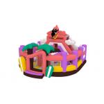Interactive Games Giant Inflatable Fun City Bouncy House Dry Slide Inflatable Jumping Castle for sale