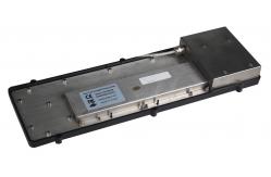 China 71keys reinforced rear panel mount keyboard with LED and trackball version supplier