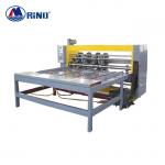 60pcs/min Corrugated Rotary Slotter Machine , 4kw Carton Box Slotting Machine for sale