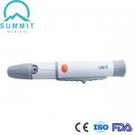 Safety Blood Lancet Pen Adjustable Lancing Device With Painfree Technology for sale
