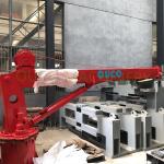 Electric 1.5T Loading 6M Offshore Pedestal Crane