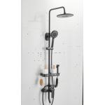OEM Punch Free Black 0.8MPA Rain Shower Faucets