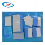 Disposable Surgical Drape Sterile C-section Pack Blue SMS Non Woven Fabric for sale
