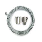 Duplex Wire Rope Clips Lighting Suspension System Hanging Kit Wire Rope Cable Gripper for sale