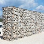Stiffener Spiral Binder Gabion Box Fence System With 2 - 4mm Wire Diameter for sale
