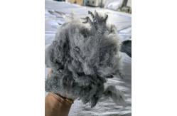 China Recycled Polyester Staple Fiber 2.5D 51mm Grey OEKO-TEX Certified supplier
