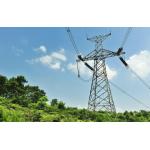 Galvanized Q345B A572 Steel Power Transmission Tower for sale